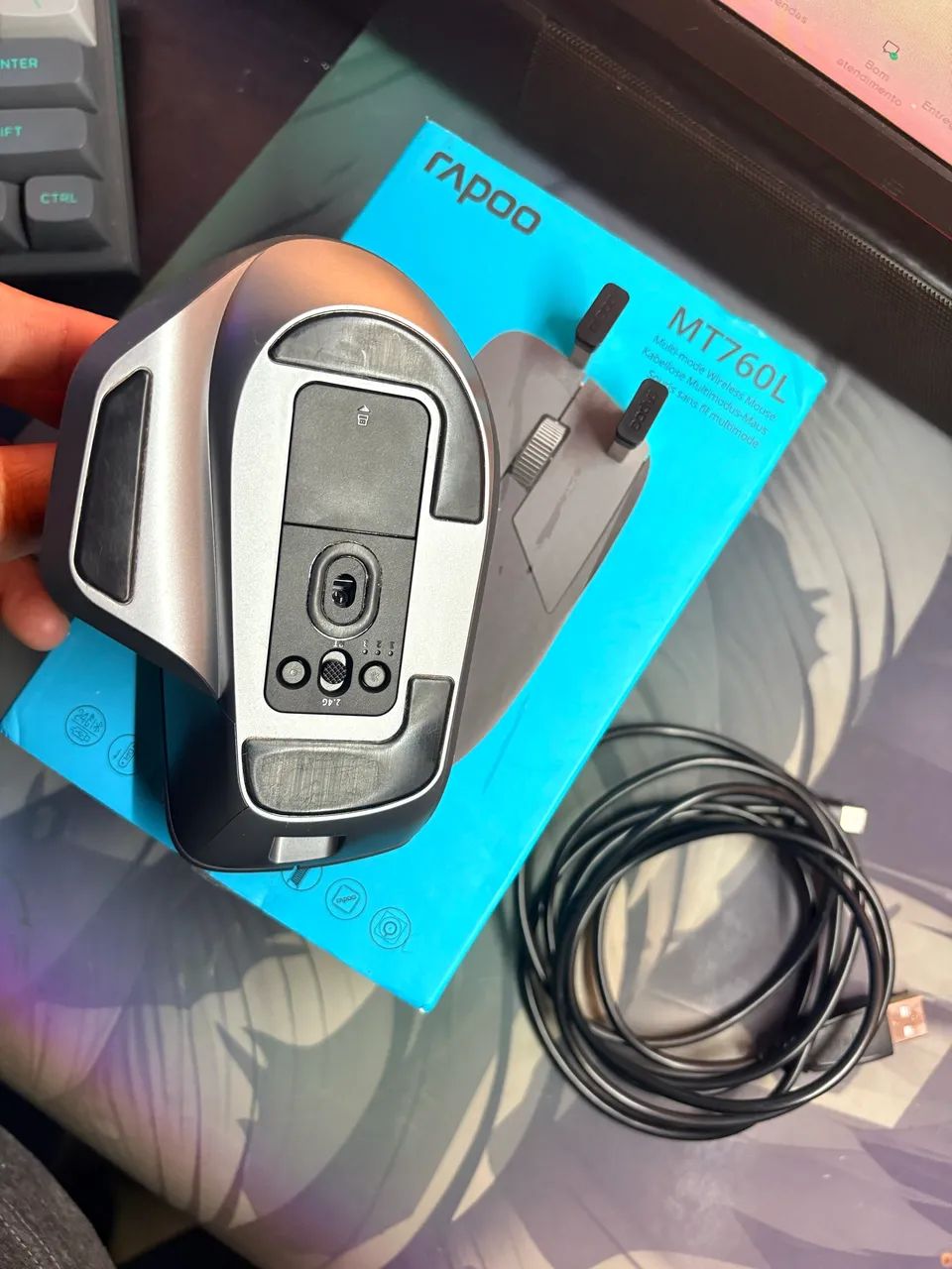 Mouse ergonômico Rapoo MT760L  - Foto 3