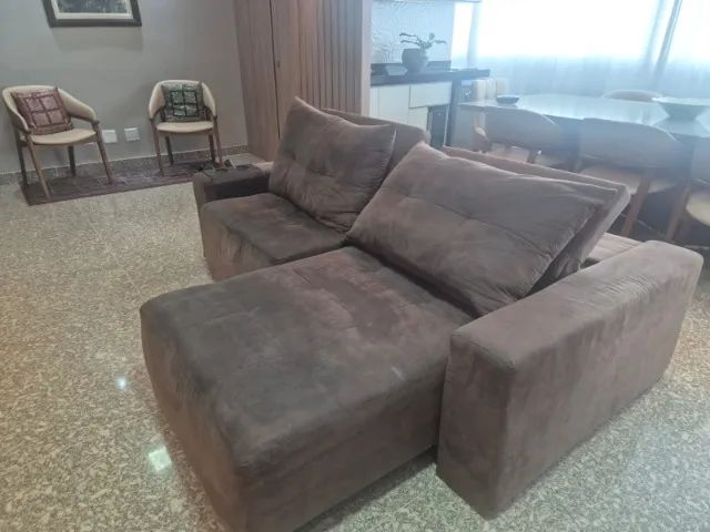 Sofá retrátil 3 lugares - Foto 2