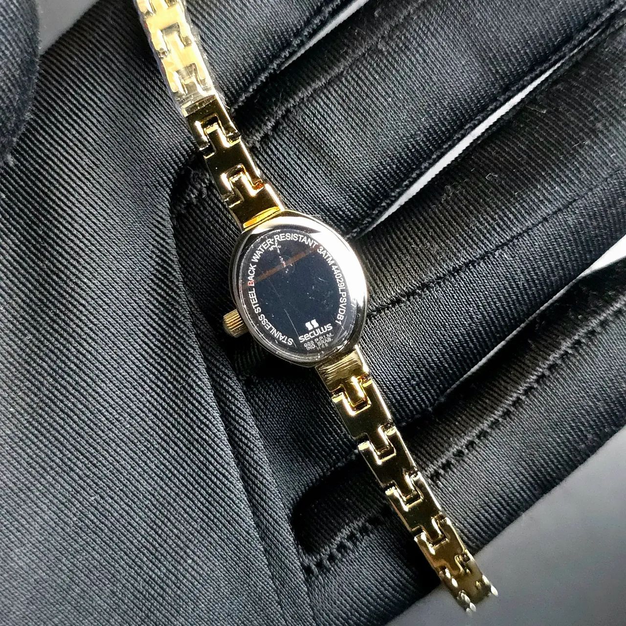 Relógio Seculus Micro Dourado 14mm 44029LPSVDB1 - Foto 2