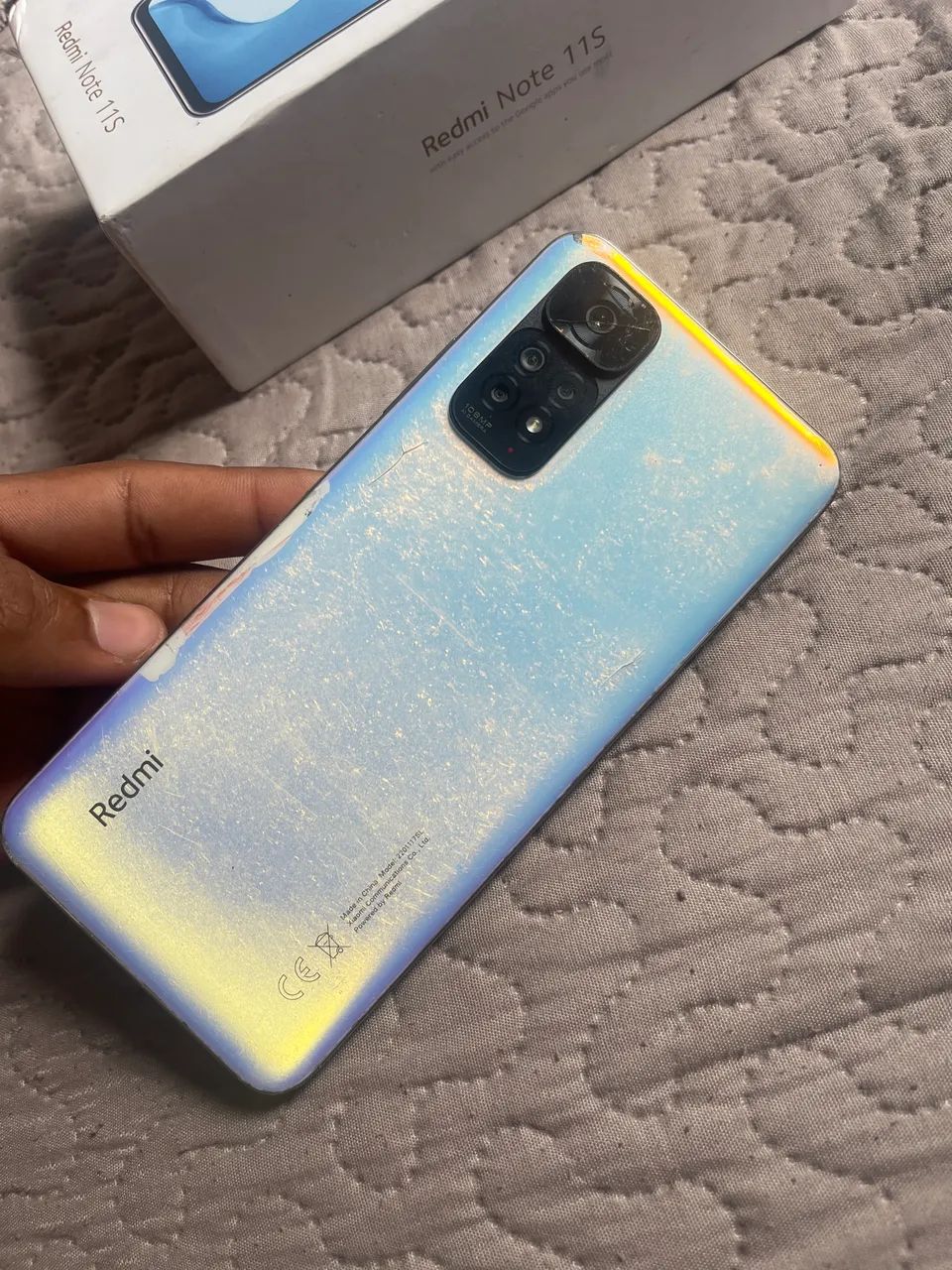 Redmi note 11s, tela quebrada 