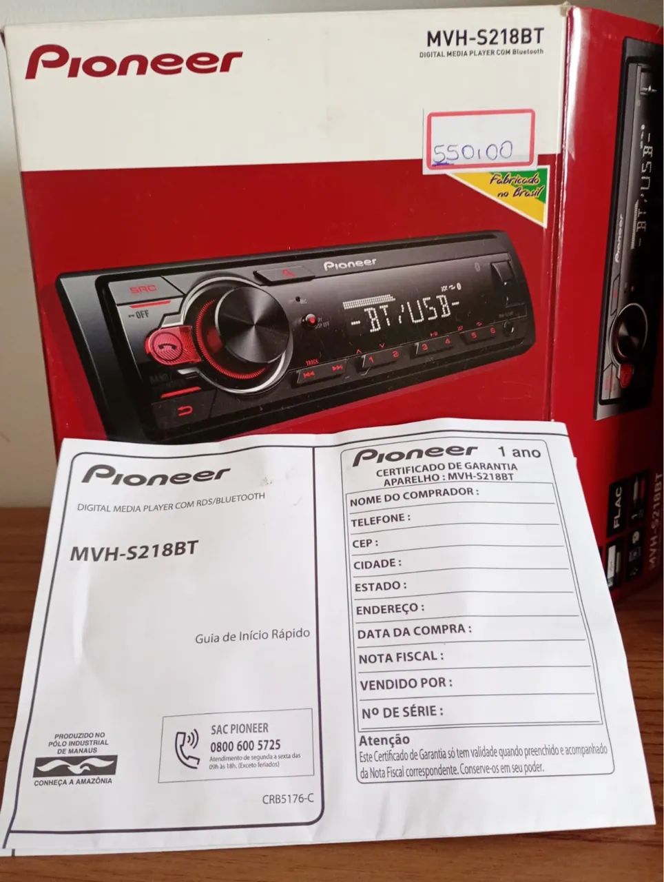 Vendo radio de carro 