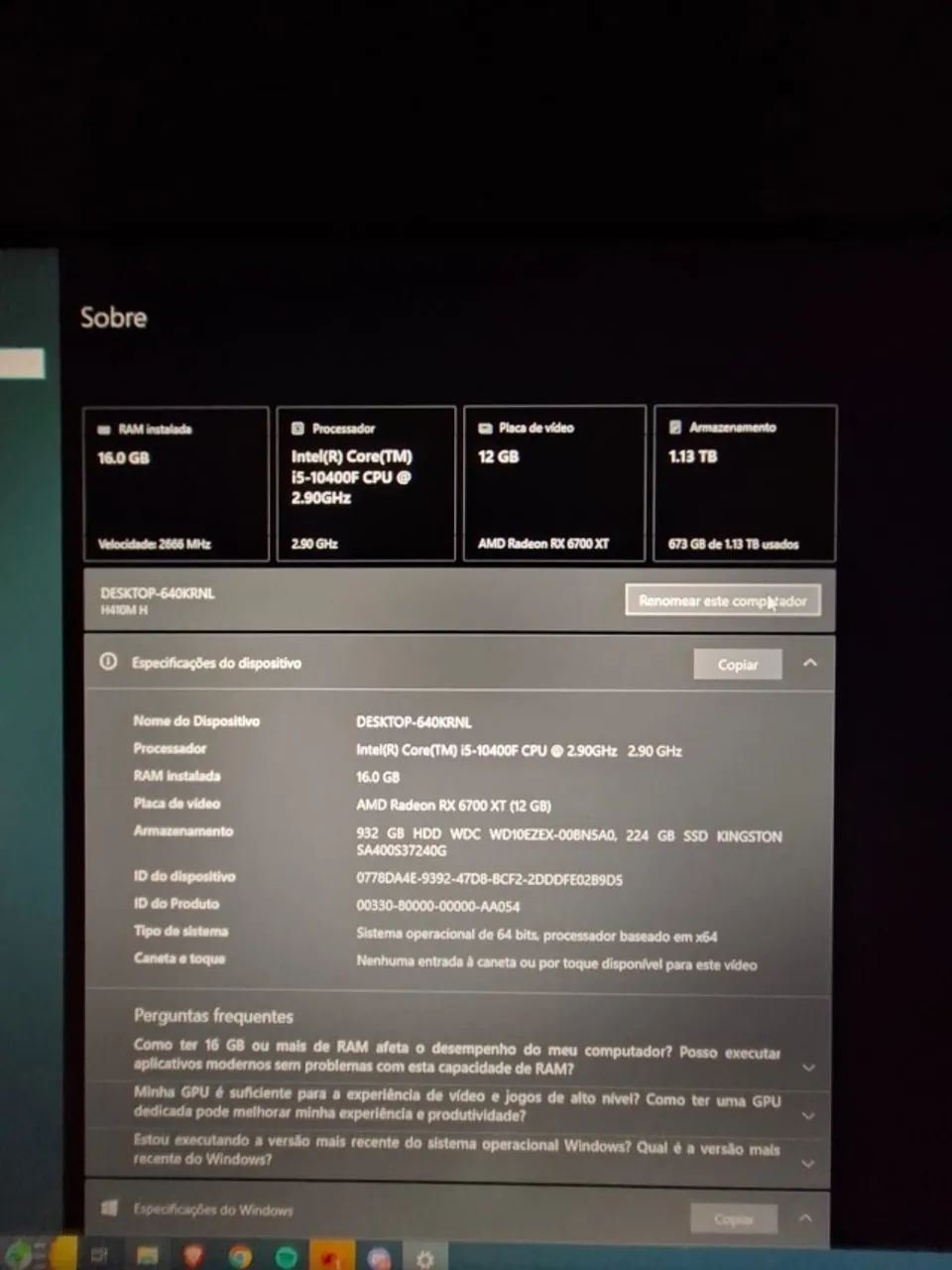 PC GAMER RX 6700 XT - Foto 3
