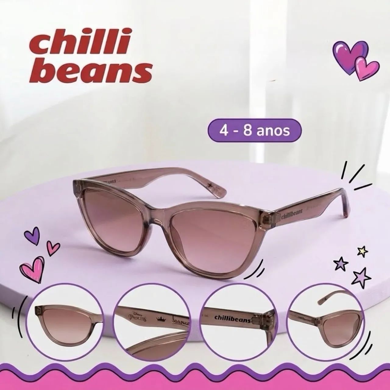 Óculos de sol Chilli Beans menina 