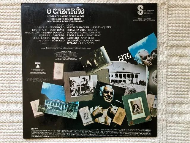 O Casarão: Trilha Original Da Novela (1976) - Disco Vinil Lp - Foto 2