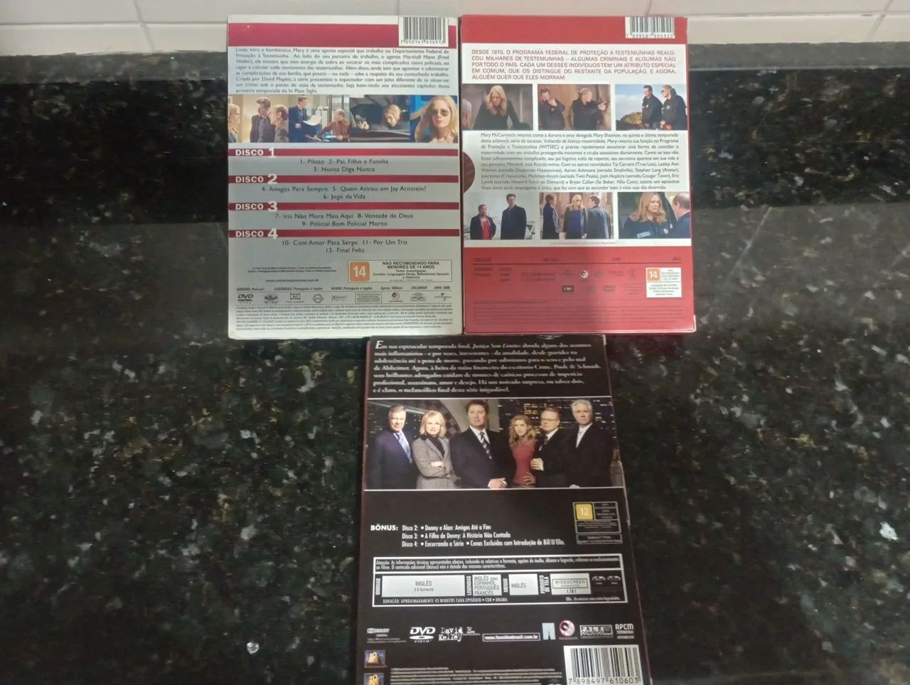 Over There/In Plain Sight/Justiça s/ Limites em dvd (usado) - Foto 5