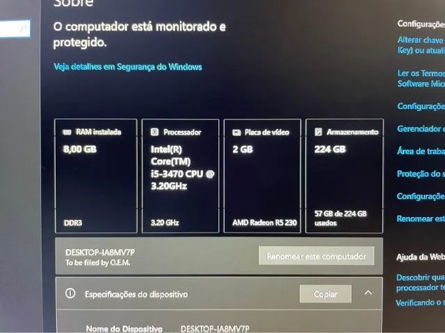 Pc gamer com SSD, Placa de video e JOGOS! - Foto 2