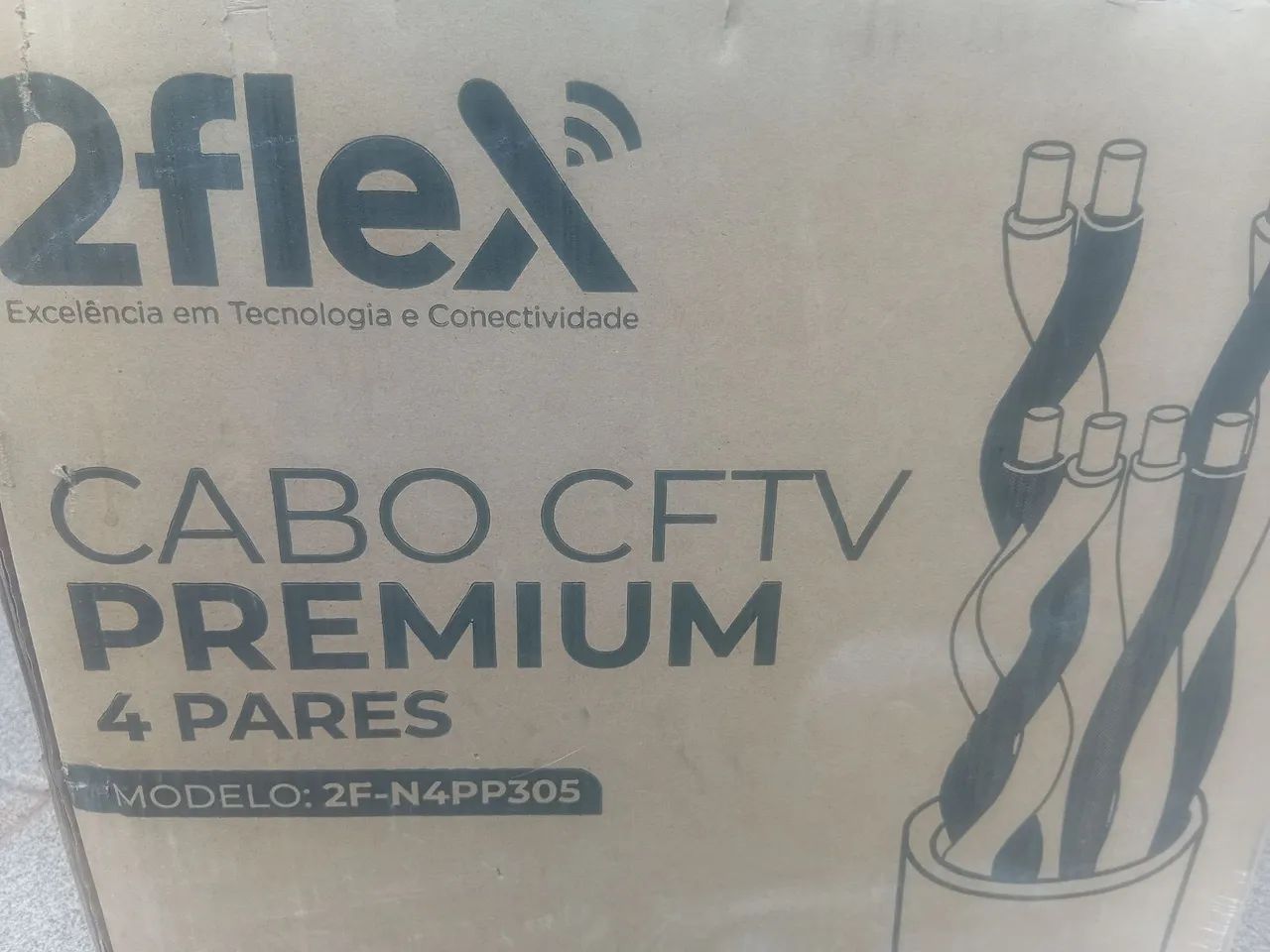Cabo CFTV Premium 4 pares  - Foto 2
