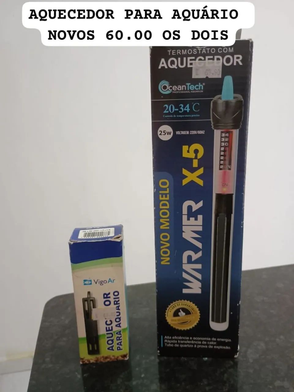 AQUECEDOR PARA AQUÁRIO 