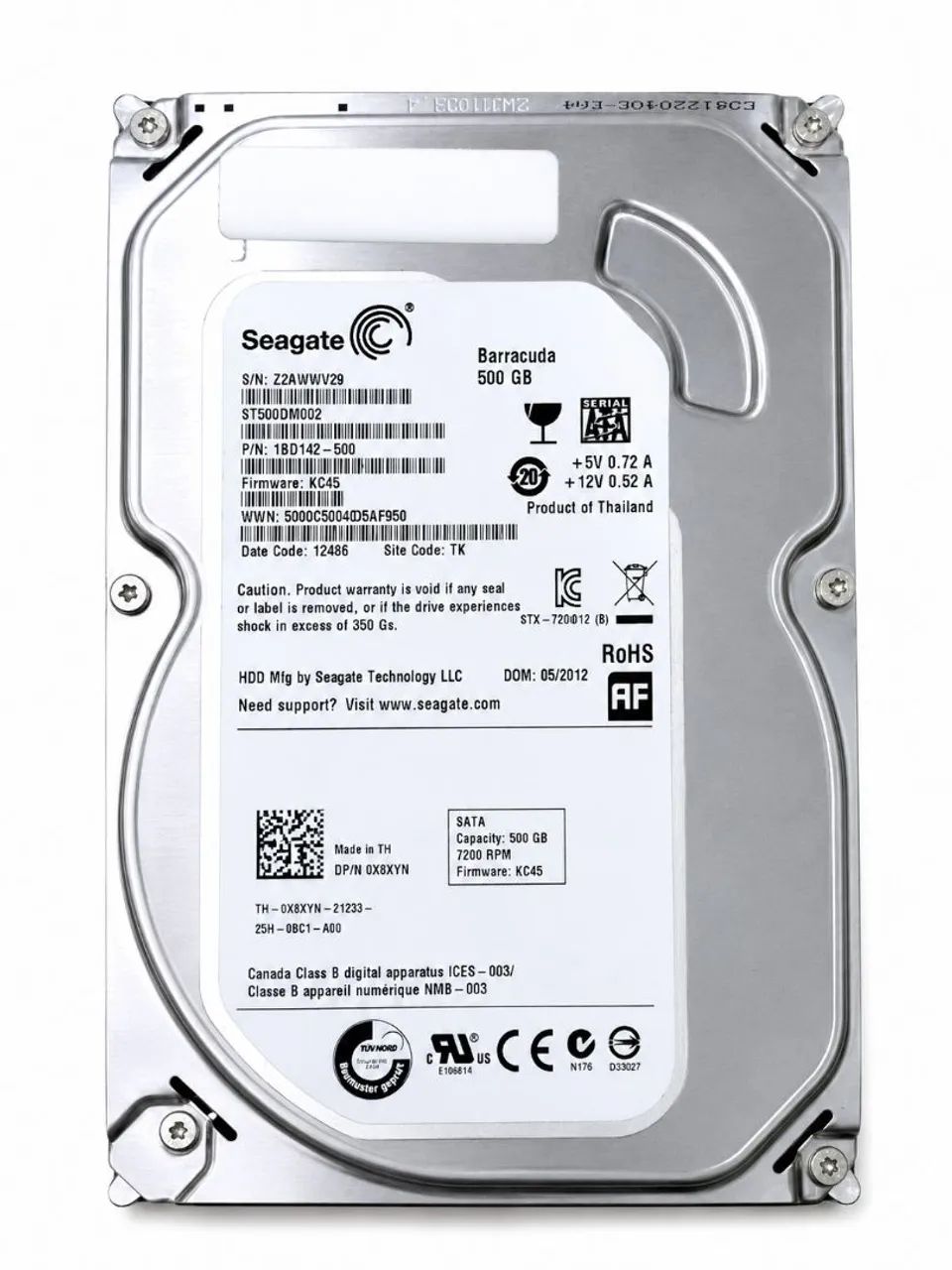 HD Barracuda 500gb