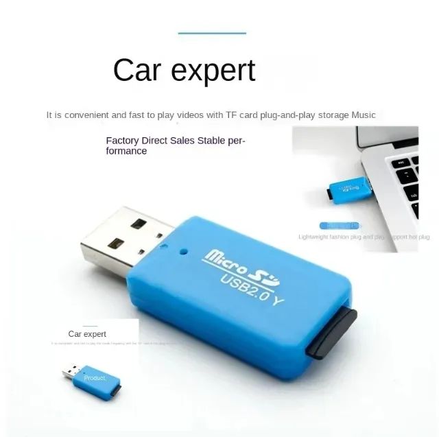 Adaptador Leitor De Cartão Micro SD USB 2.0 - Foto 3