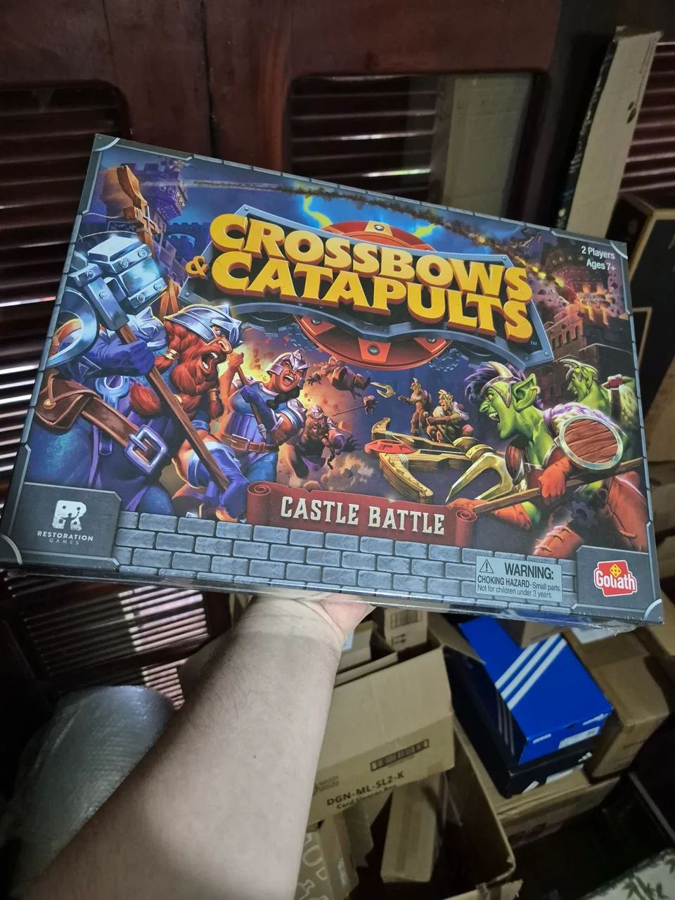 Crossbow & Catapults - Castle Battle (Lacrado) Boardgame - Jogo de tabuleiro