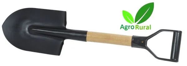 Paraboni Mini Pointed Shovel Made of Forged Steel. For Fishing, Camping, Beach, Camping