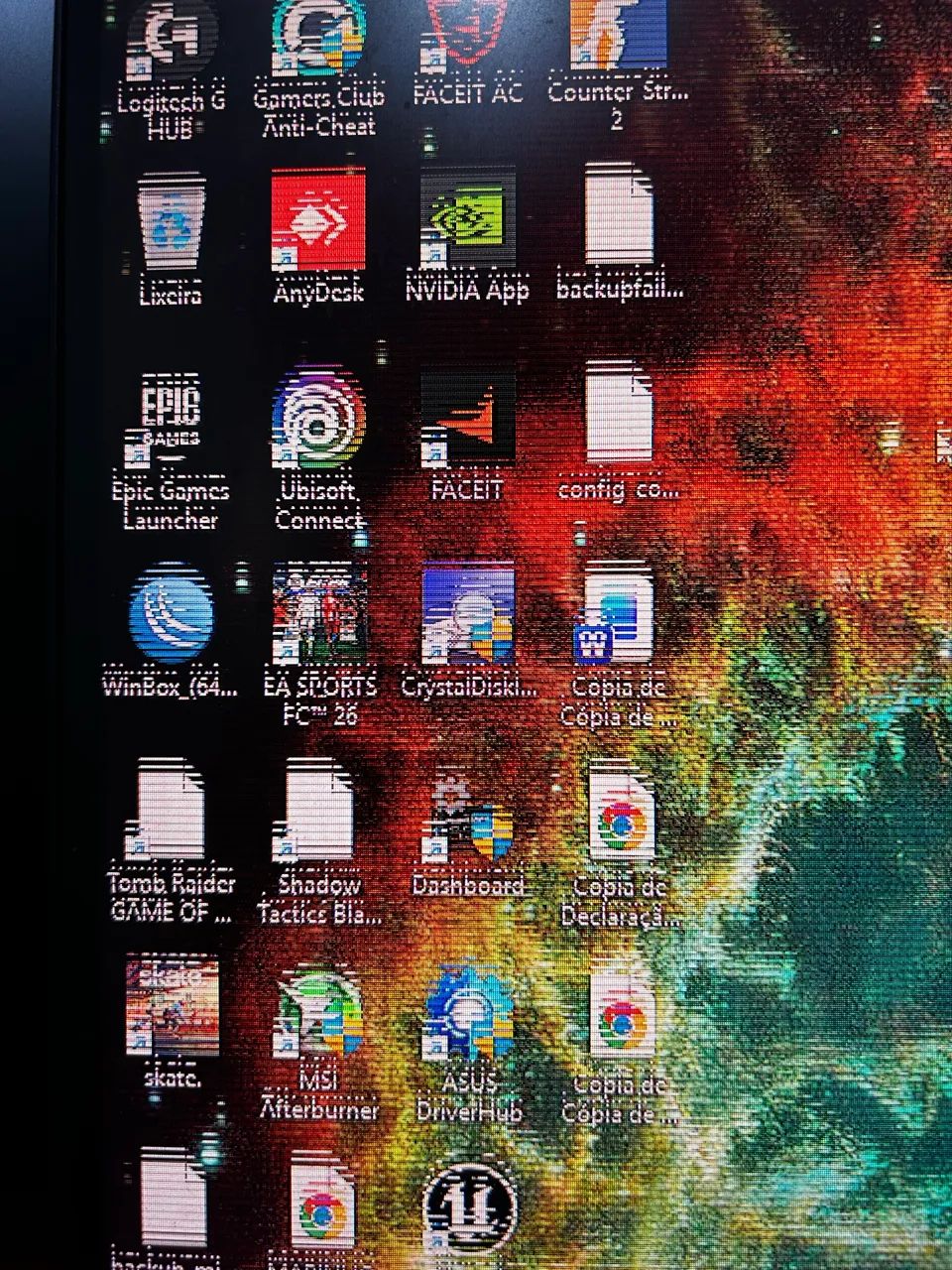 Monitor 27 AOC Legend 240Hz - COM DEFEITO