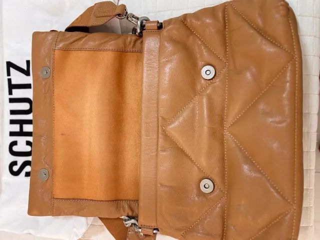 Bolsa em couro Schutz - Foto 4