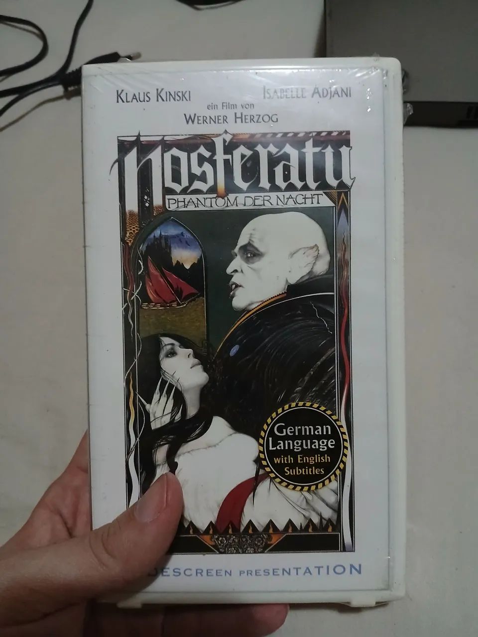 Vhs lacrado importado nosferatu terror