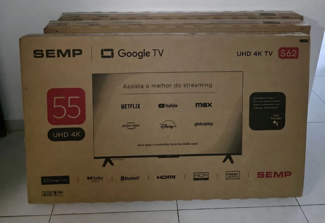 SMART UHD 4K SEMP 55 POLEGADAS 