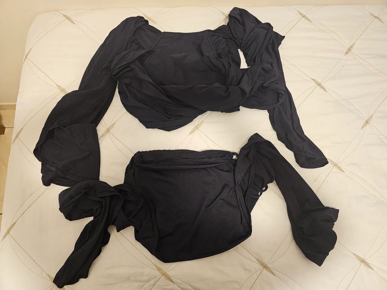 Sling para bebê - respirável, ajustável e pouquíssimo usado - Foto 2