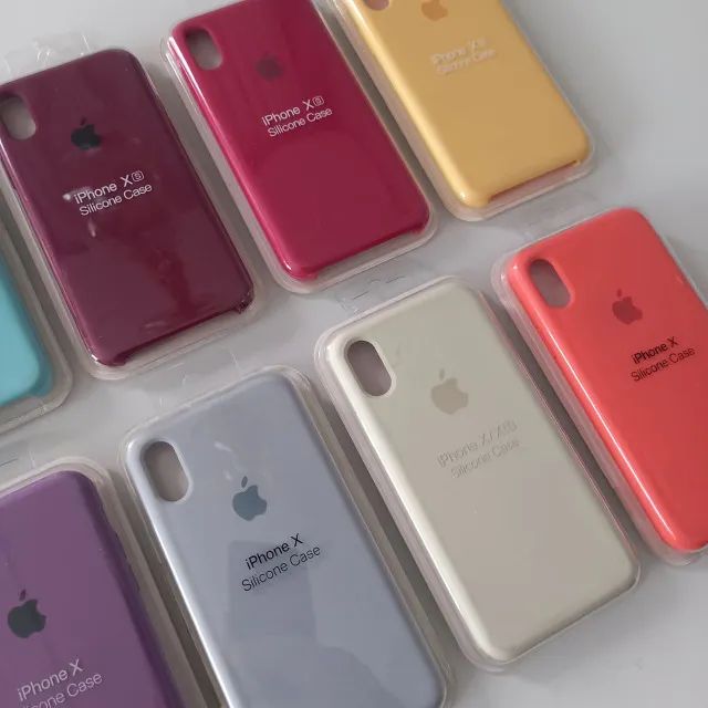 Capinha iPhone XS Diversas Cores Silicone Premium | NOVA - Foto 4