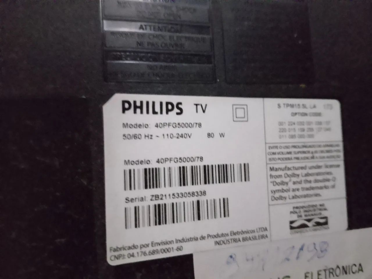 Tv 40 polegadas Philips Full HD - Foto 5