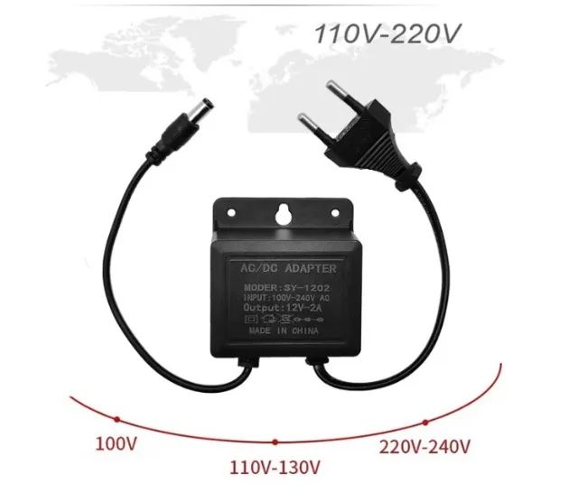 Fonte De Energia 12v 2a Bivolt 110/240v P/ Câmera E Outros - Foto 2