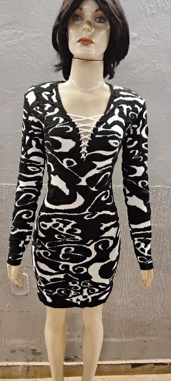 Vestido tricô modal 