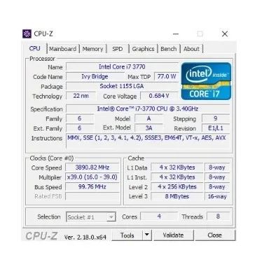 Processador Intel Core i7 3770 4 Núcleos 8 Threads 3.4GHz a 3.9GHz LGA 1155 - Foto 2