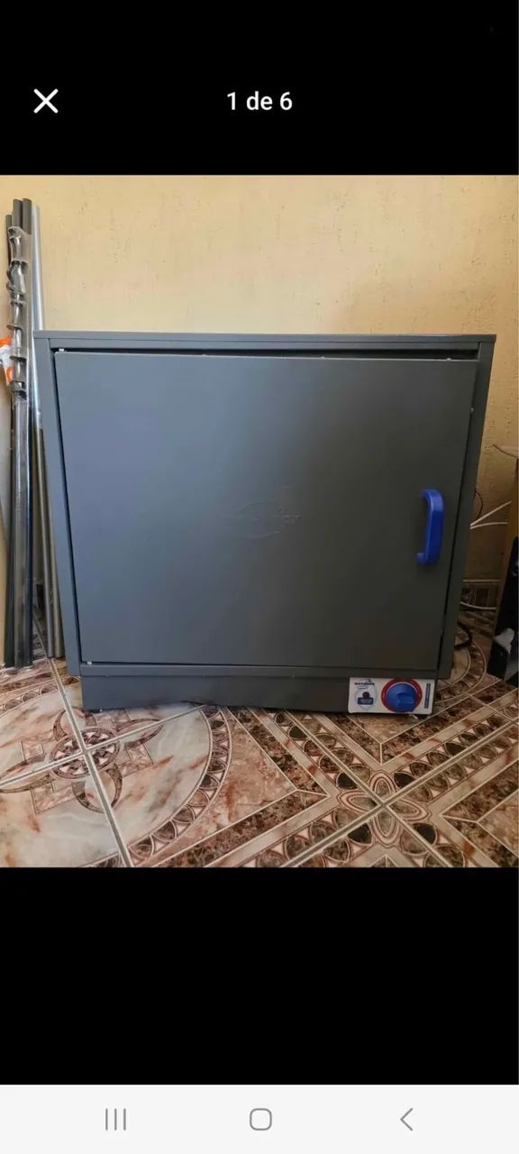 Estufa elétrica a seco 50 marmitas Metalnox MS 50 bicolor - Foto 3