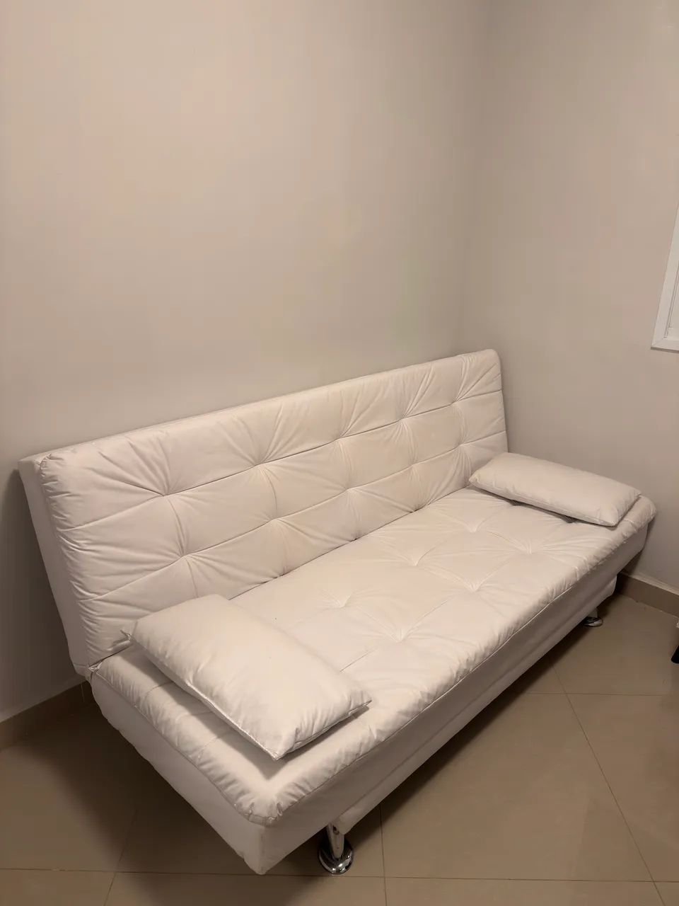 Sofá-cama Branco  - Foto 4