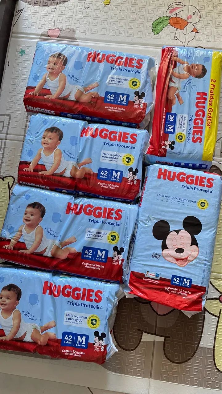 Kit fralda Huggies 35 a unidade e 30 se pegar o kit - Foto 2