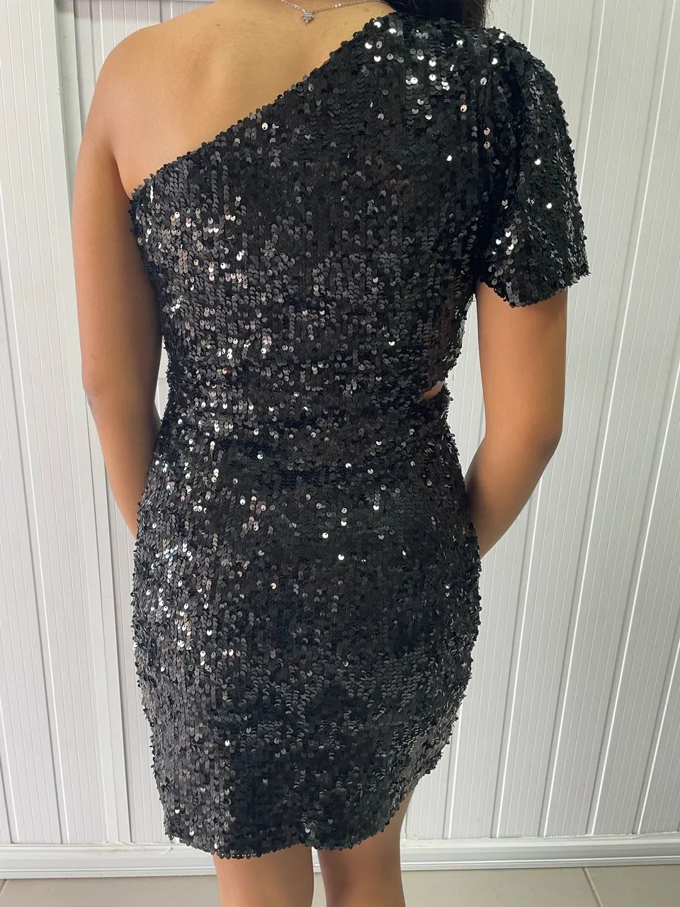 Vestido paitê preto  - Foto 4