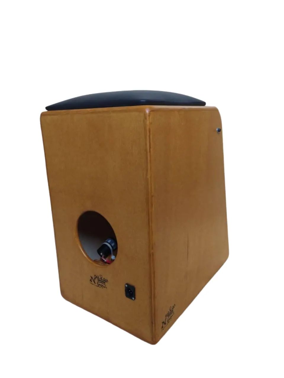 Cajón Negus Percussão ÊpaTop Conforto Eletroacústico uma Captação - Foto 4
