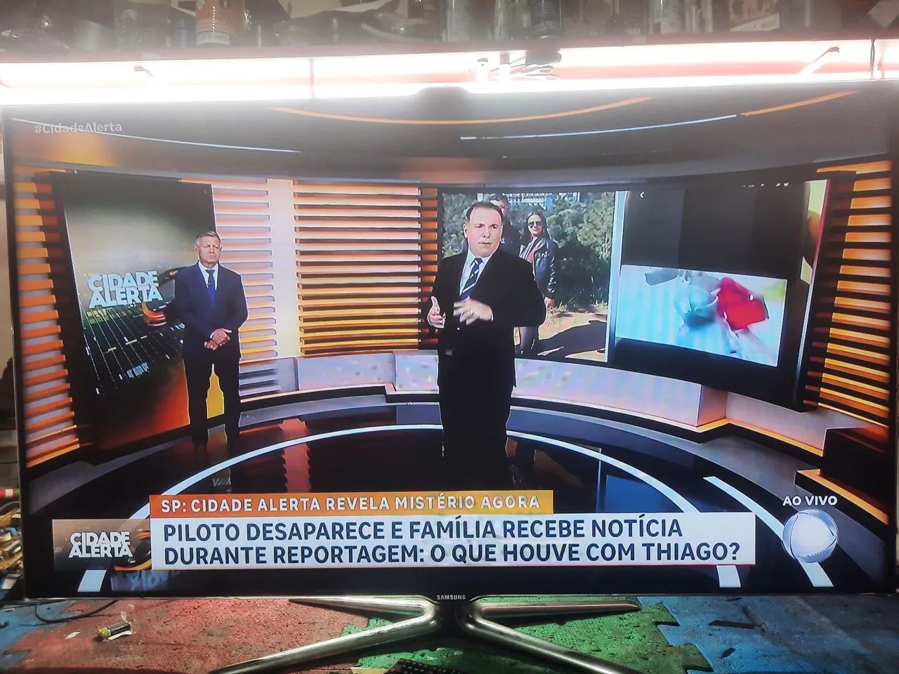 Tv  55  Samsung  led não é smart - Foto 2