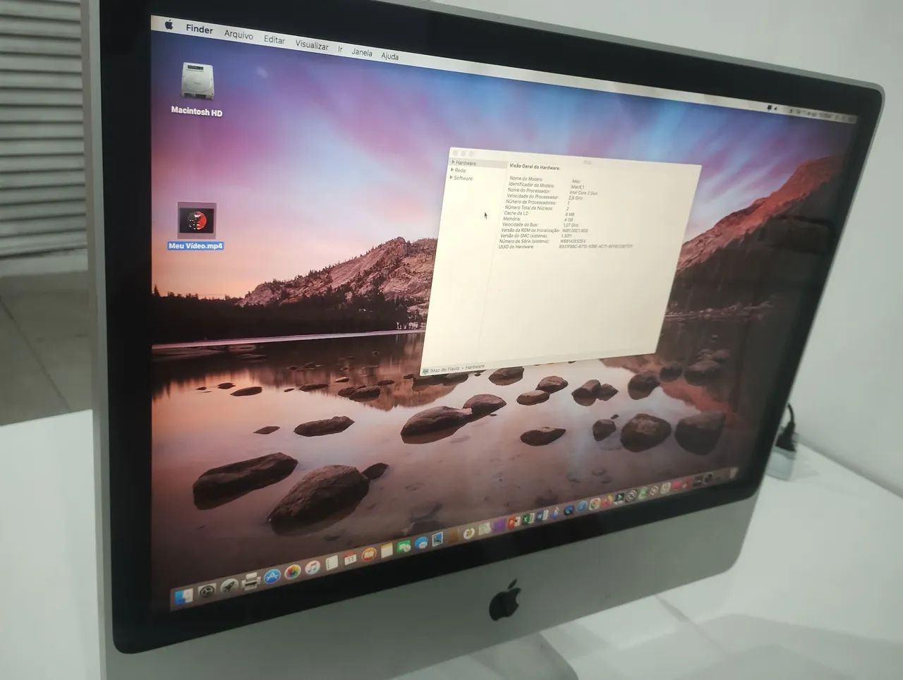 Apple iMac  8.1 24 polegadas HD 2600 muita memória 