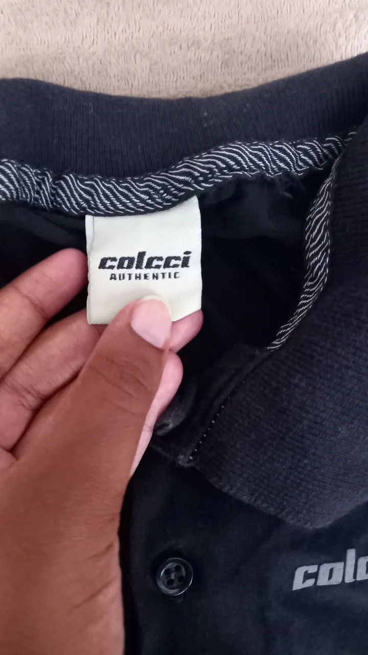Blusa gola Polo preta - Foto 2