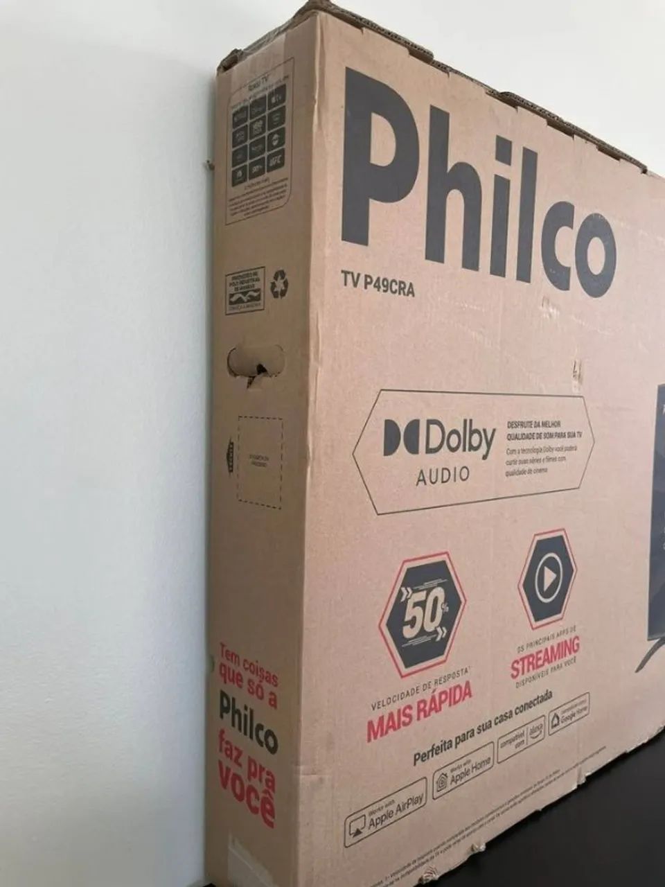 Smart TV Philco 49 Polegadas UHD 4K Roku Bivolt Nova Lacrada Faço entrega - Foto 2