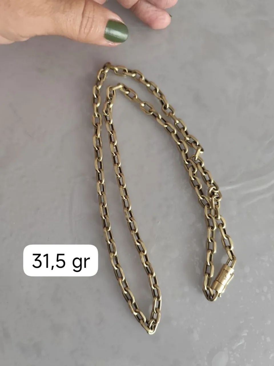 Cordão de ouro 18 com 31,5 G valor 18.000,00 - Foto 2