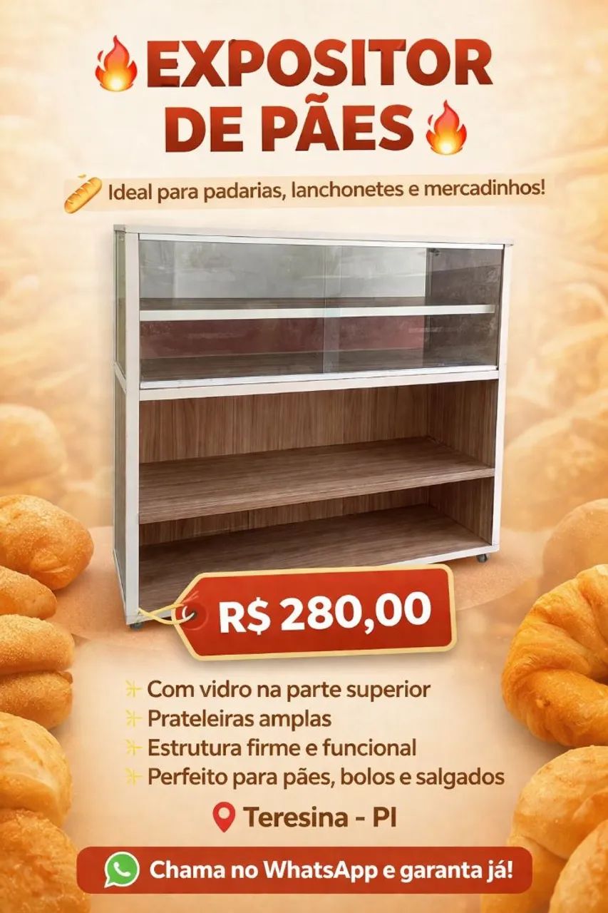Expositor de pães 