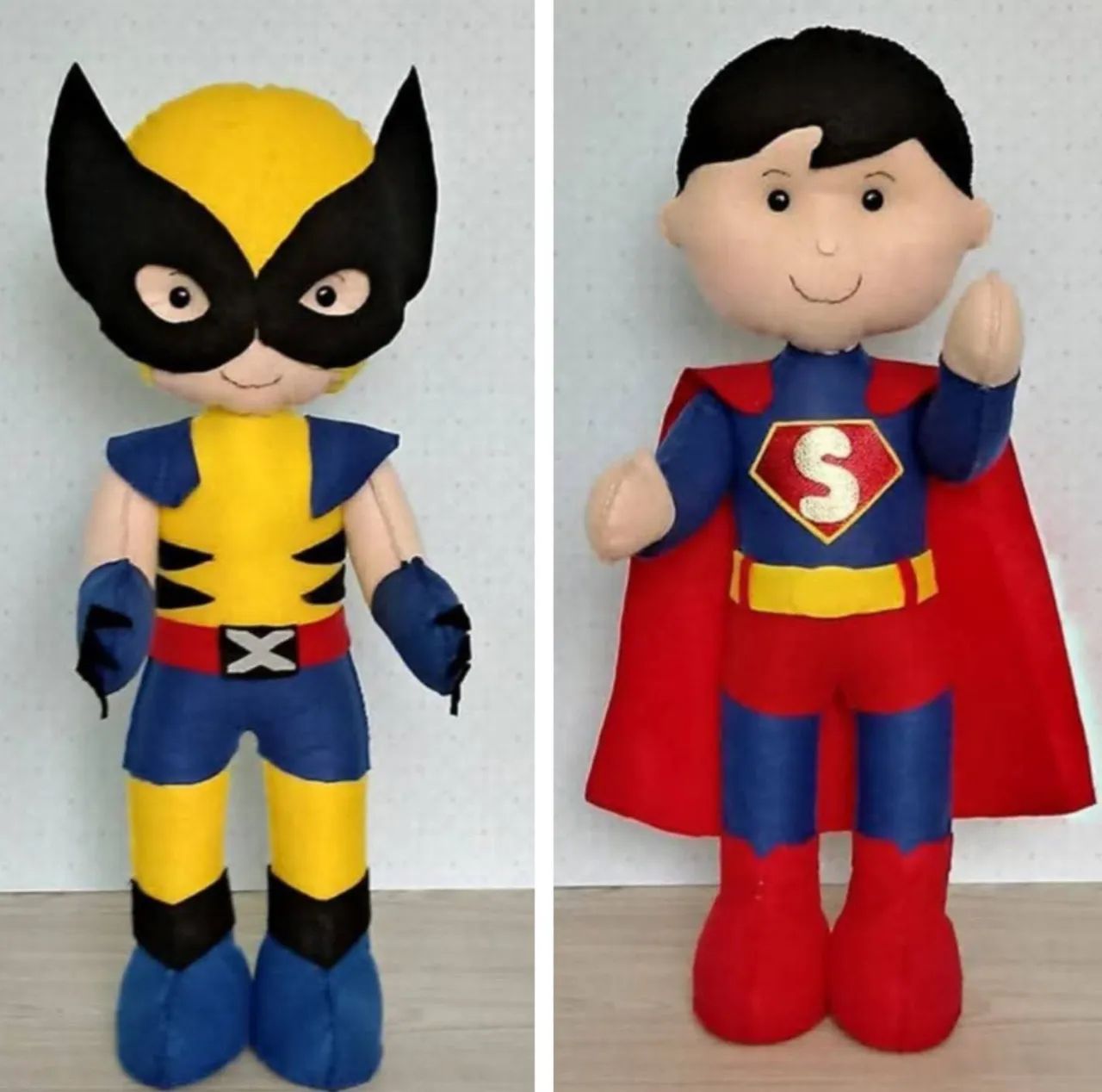 VENDO 10 BONECOS EM FELTRO SUPER HERÓIS 50cm  - Foto 5