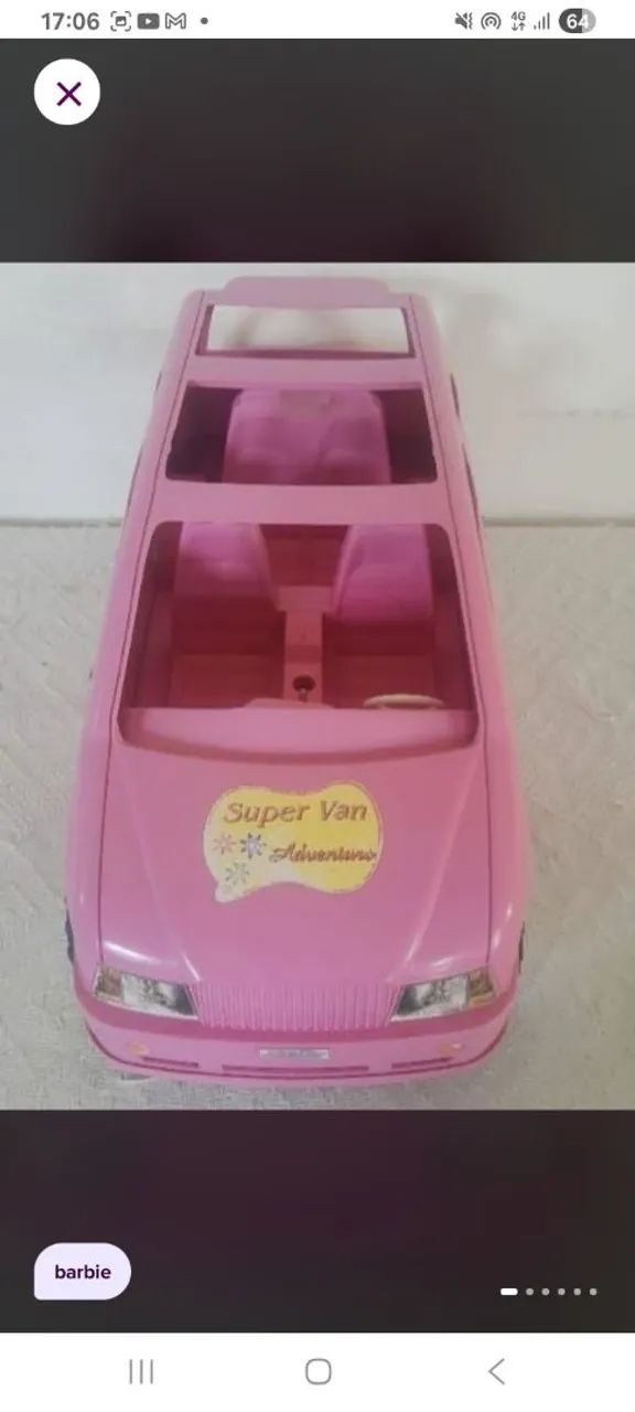 Carro para bonecas barbies e tipo barbies  - Foto 2