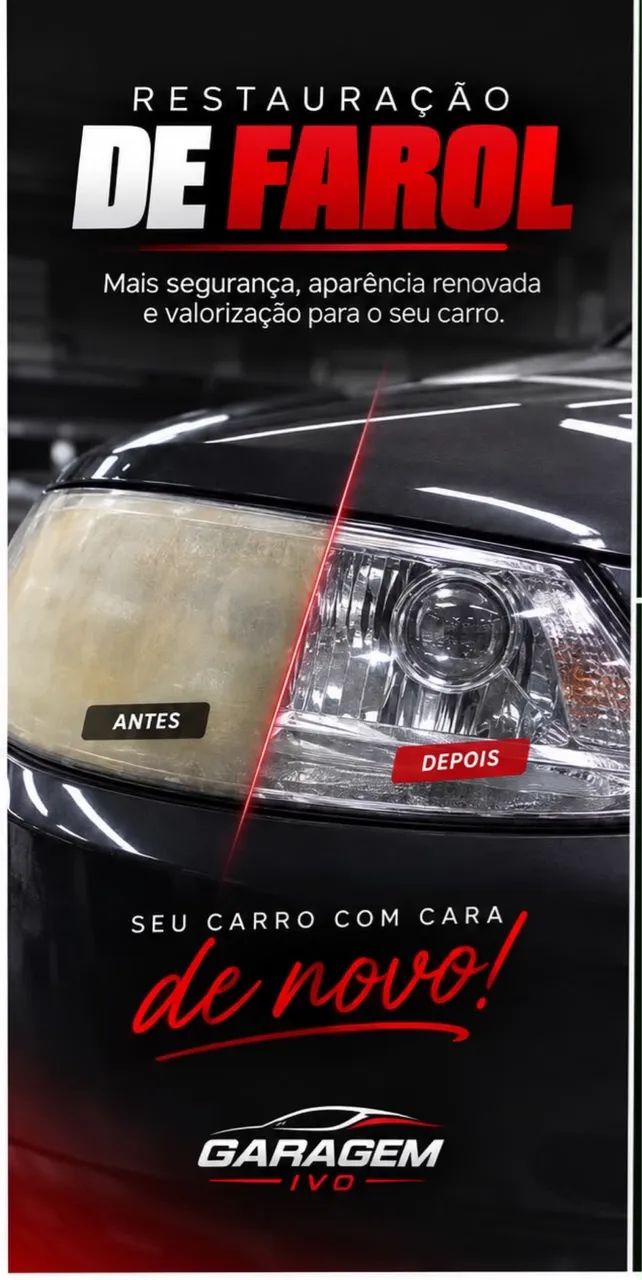 RESTAURAÇÃO E VITRIFICAÇÃO DE FAROL - Foto 4