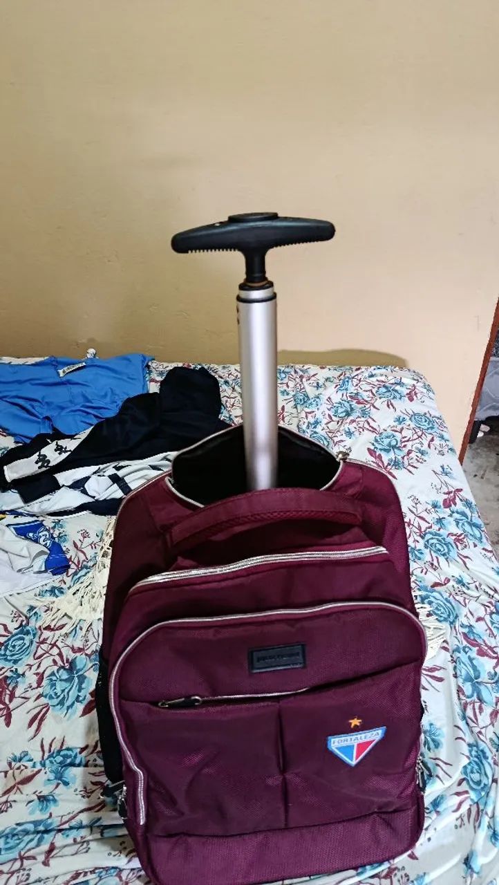 Mochila de viagem Fortaleza com rodinha  - Foto 5
