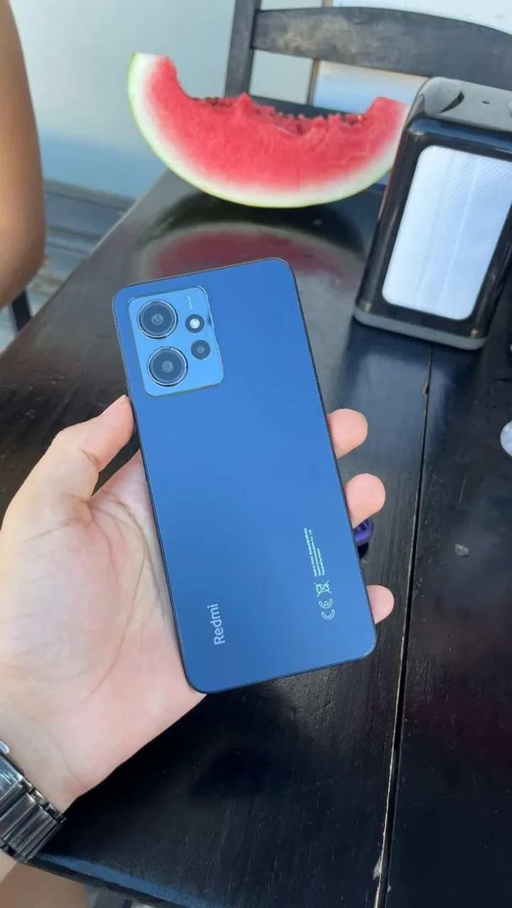 REDMI NOTE 12 128g impecável. Todo original, só pegar e usar. Com capinha nova!! - Foto 3