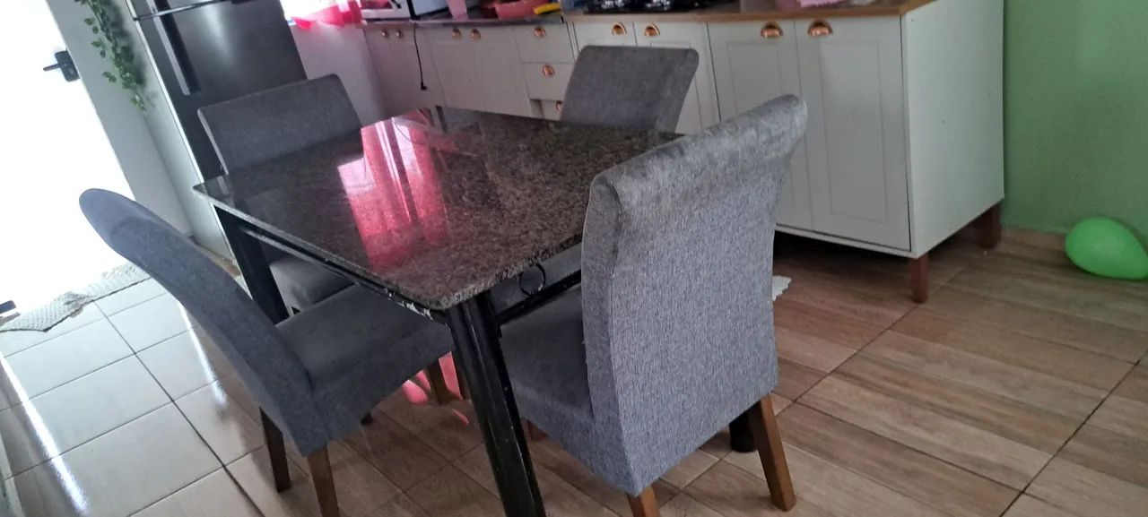 Mesa tampo de mármore usada - Foto 2