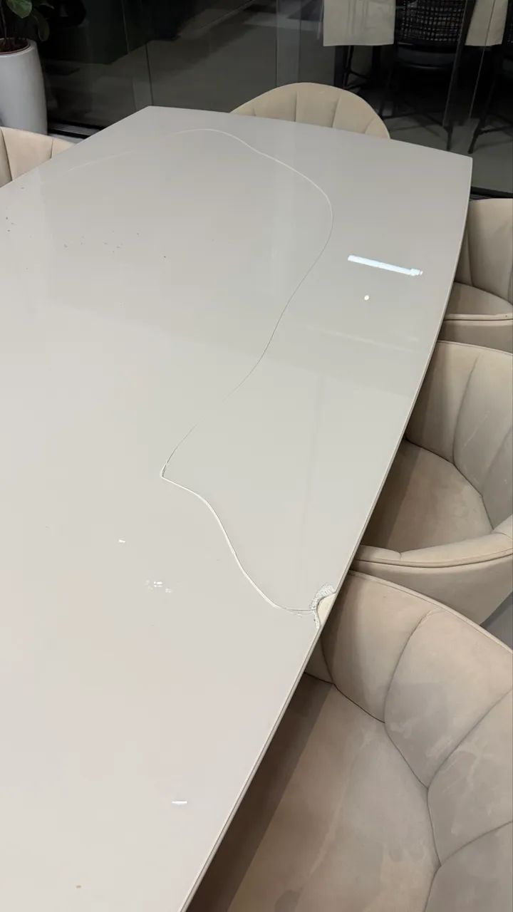 CONJUNTO MESA 8 LUGARES ALTO PADRÃO  - Foto 3