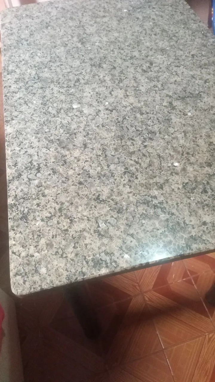 Mesa para sala de jantar tampo granito 100×60 cm - Foto 3