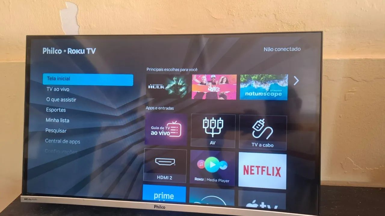 Televisão Smart philco roku 32" - Foto 2