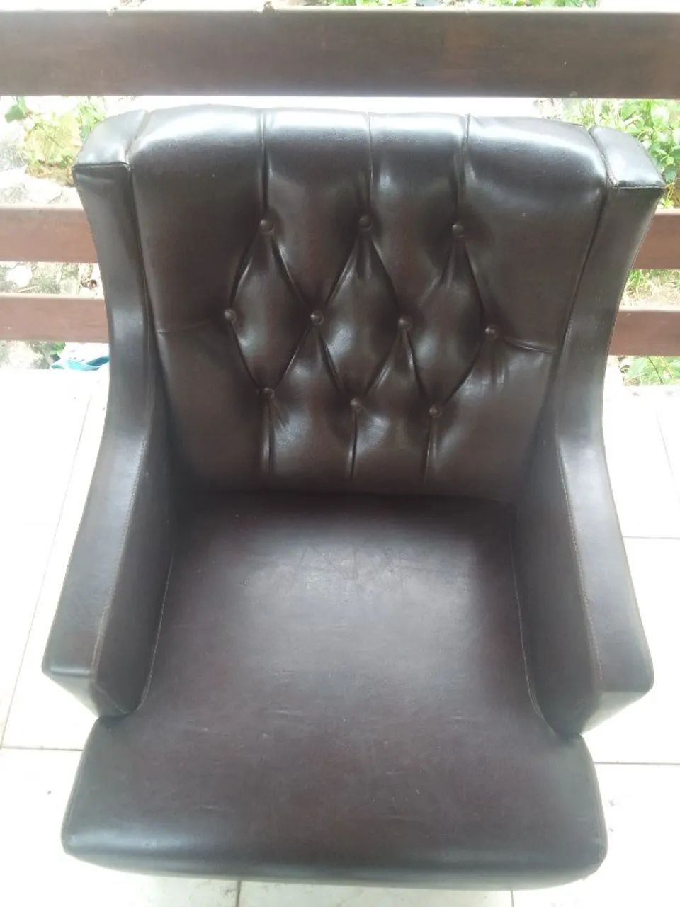 Poltrona de couro 65746292626818121