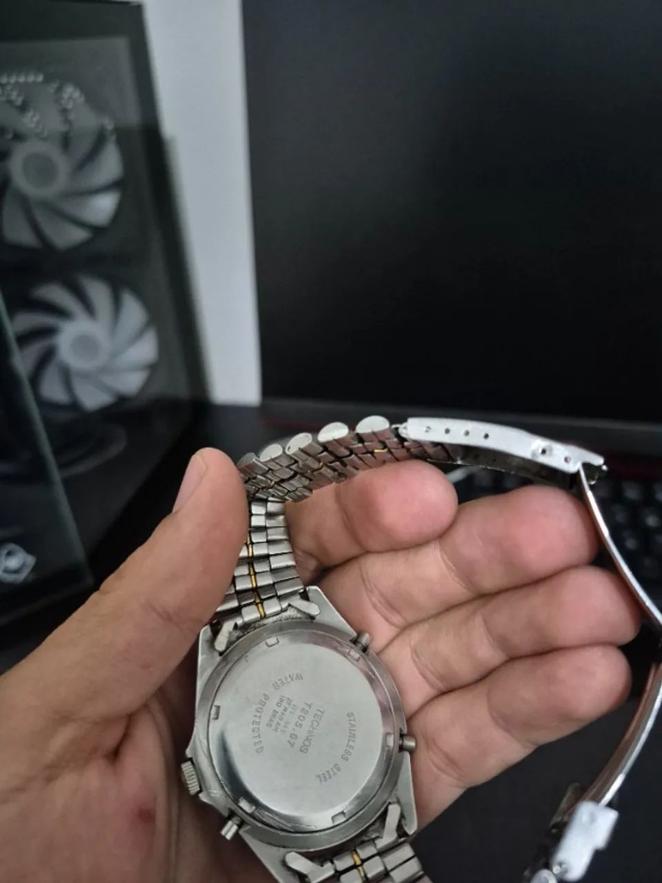 technos chronoalarm skydiver 150m original - Foto 2