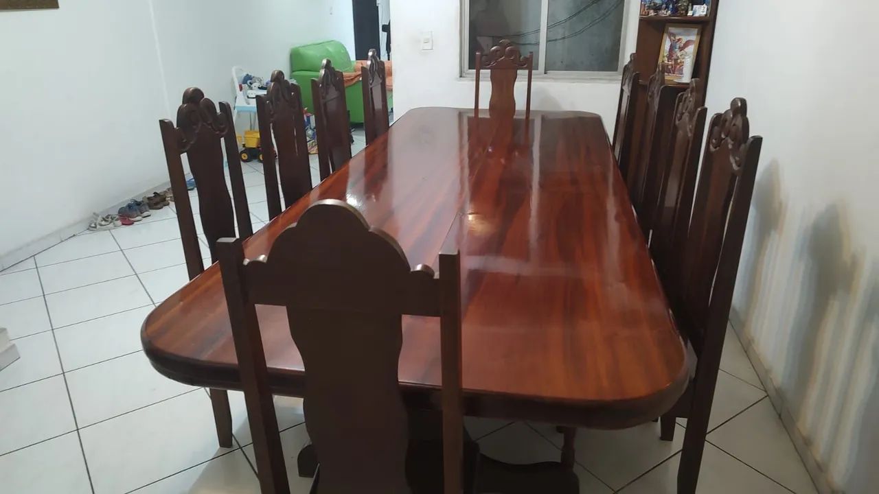 Mesa 10 lugares madeira maciça