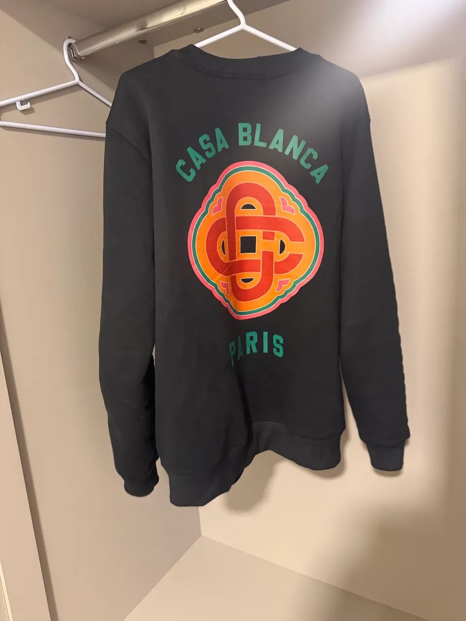 Moletom oversized casa blanca